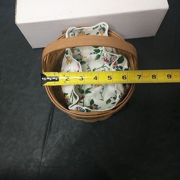 Longaberger 1985 Green Christmas COOKIE Basket - Picture 11 of 12